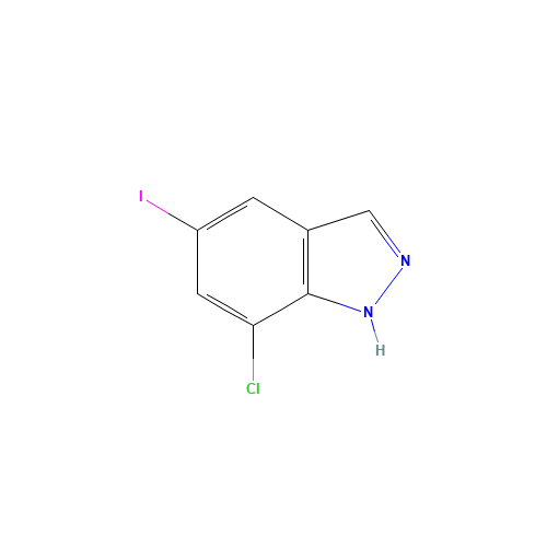 7-chloro-5-iodo-1H-indazole (CAS: 1000343-56-5) - Related Chemical Product