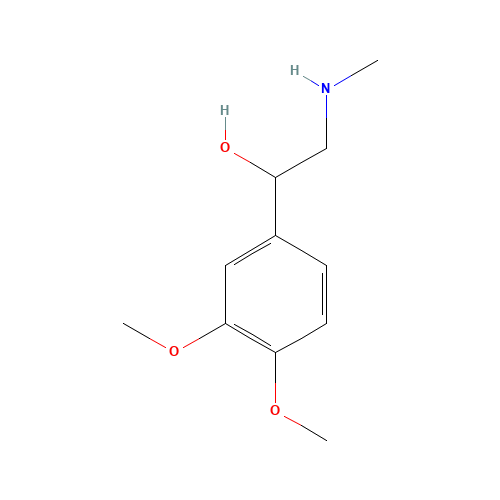 1-(3,4-dimethoxyphenyl)-2-(methylamino)ethanol (CAS: 5653-66-7) - Related Chemical Product
