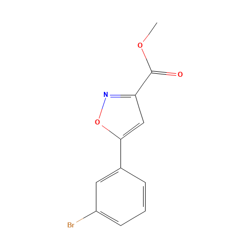 methyl 5-(3-bromophenyl)-1,2-oxazole-3-carboxylate (CAS: 745078-74-4) - Related Chemical Product