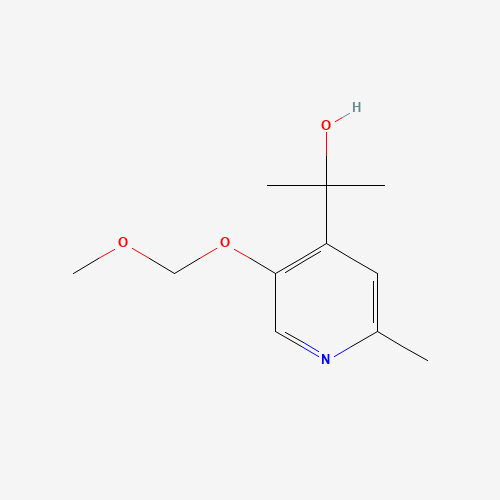 2-[5-(methoxymethoxy)-2-methylpyridin-4-yl]propan-2-ol (CAS: 1089706-70-6) - Related Chemical Product