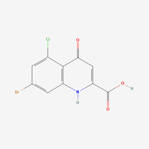 7-bromo-5-chloro-4-oxo-1H-quinoline-2-carboxylic acid (CAS: 123157-69-7) - Related Chemical Product