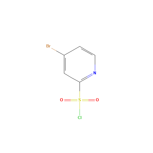 4-bromopyridine-2-sulfonyl chloride (CAS: 1060808-87-8) - Chemical Structure and Molecular Formula 