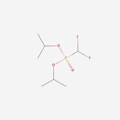 2-[difluoromethyl(propan-2-yloxy)phosphoryl]oxypropane (CAS: 681-80-1) - Chemical Structure and Molecular Formula 