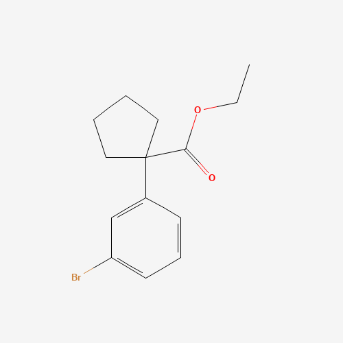 ethyl 1-(3-bromophenyl)cyclopentane-1-carboxylate (CAS: 885068-62-2) - Related Chemical Product