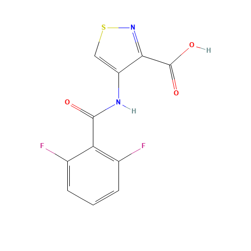 4-[(2,6-difluorobenzoyl)amino]-1,2-thiazole-3-carboxylic acid (CAS: 896723-25-4) - Related Chemical Product