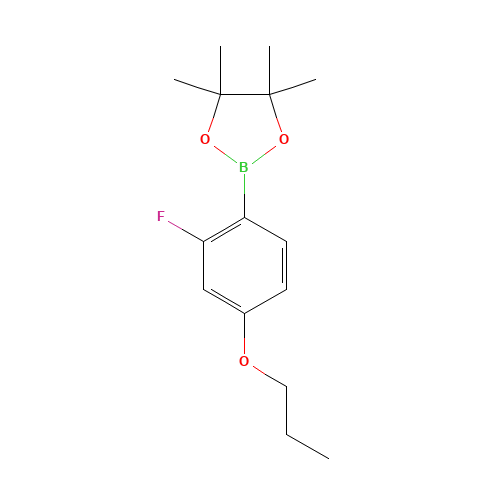 2-(2-fluoro-4-propoxyphenyl)-4,4,5,5-tetramethyl-1,3,2-dioxaborolane (CAS: 1469736-52-4) - Related Chemical Product
