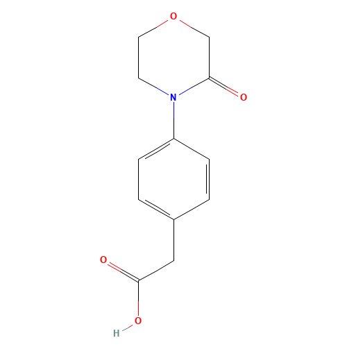2-[4-(3-oxomorpholin-4-yl)phenyl]acetic acid (CAS: 742073-23-0) - Related Chemical Product
