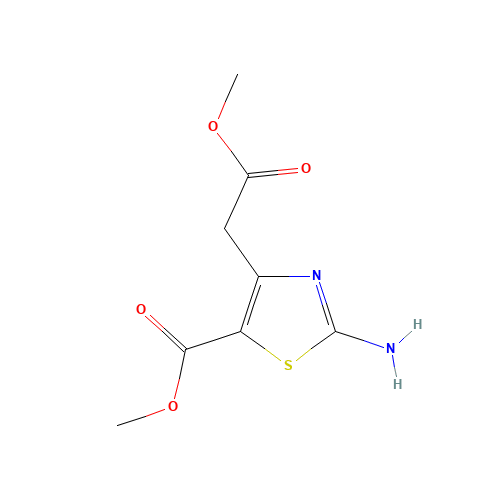 methyl 2-amino-4-(2-methoxy-2-oxoethyl)-1,3-thiazole-5-carboxylate (CAS: 6506-30-5) - Related Chemical Product
