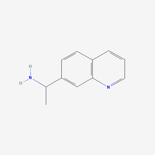 1-quinolin-7-ylethanamine (CAS: 151506-21-7) - Chemical Structure and Molecular Formula 