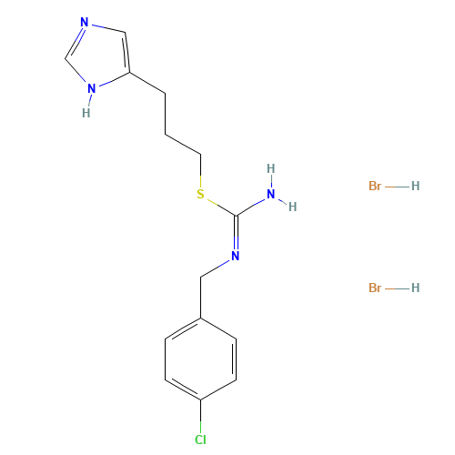 3-(1H-imidazol-5-yl)propyl N'-[(4-chlorophenyl)methyl]carbamimidothioate;dihydrobromide (CAS: 145231-35-2) - Related Chemical Product