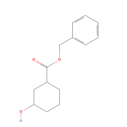 benzyl 3-hydroxycyclohexane-1-carboxylate (CAS: 123762-07-2) - Chemical Structure and Molecular Formula 