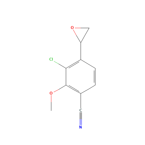 3-chloro-2-methoxy-4-(oxiran-2-yl)benzonitrile (CAS: 1255207-34-1) - Related Chemical Product
