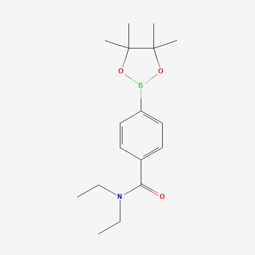 N,N-diethyl-4-(4,4,5,5-tetramethyl-1,3,2-dioxaborolan-2-yl)benzamide (CAS: 325142-99-2) - Related Chemical Product