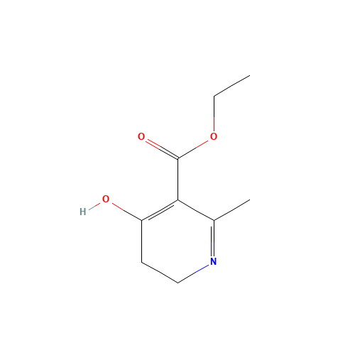 ethyl 6-methyl-4-oxo-2,3-dihydro-1H-pyridine-5-carboxylate (CAS: 13081-75-9) - Chemical Structure and Molecular Formula 