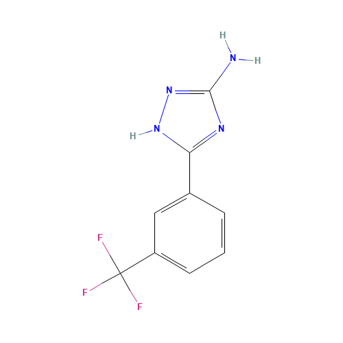5-[3-(trifluoromethyl)phenyl]-1H-1,2,4-triazol-3-amine (CAS: 502686-01-3) - Related Chemical Product