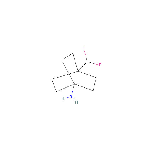 1-(difluoromethyl)bicyclo[2.2.2]octan-4-amine (CAS: 1245643-16-6) - Related Chemical Product