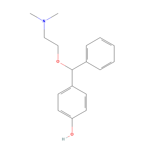4-[2-(dimethylamino)ethoxy-phenylmethyl]phenol (CAS: 4258-28-0) - Related Chemical Product