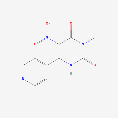 3-methyl-5-nitro-6-pyridin-4-yl-1H-pyrimidine-2,4-dione (CAS: 831231-65-3) - Related Chemical Product