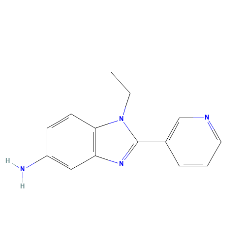 1-ethyl-2-pyridin-3-ylbenzimidazol-5-amine (CAS: 679795-76-7) - Related Chemical Product