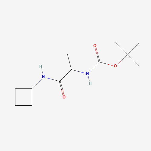 tert-butyl N-[1-(cyclobutylamino)-1-oxopropan-2-yl]carbamate (CAS: 1284246-02-1) - Related Chemical Product