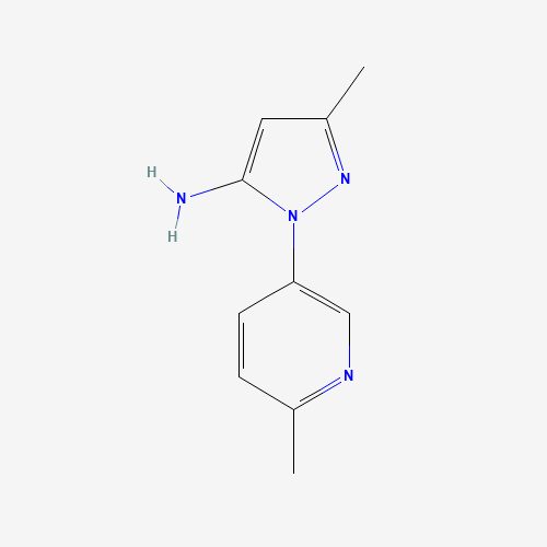 5-methyl-2-(6-methylpyridin-3-yl)pyrazol-3-amine (CAS: 1417332-62-7) - Related Chemical Product