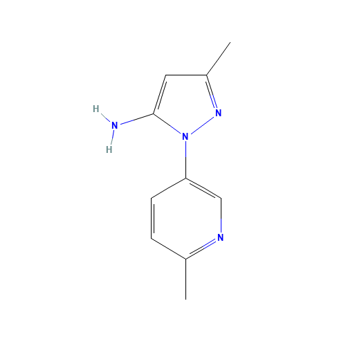 5-methyl-2-(6-methylpyridin-3-yl)pyrazol-3-amine (CAS: 1417332-62-7) - Related Chemical Product