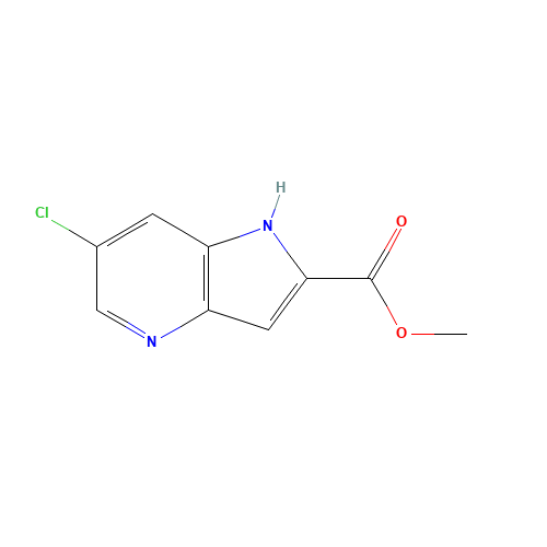 methyl 6-chloro-1H-pyrrolo[3,2-b]pyridine-2-carboxylate (CAS: 1083196-33-1) - Related Chemical Product