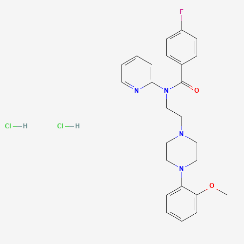 4-fluoro-N-[2-[4-(2-methoxyphenyl)piperazin-1-yl]ethyl]-N-pyridin-2-ylbenzamide;dihydrochloride (CAS: 223699-41-0) - Related Chemical Product