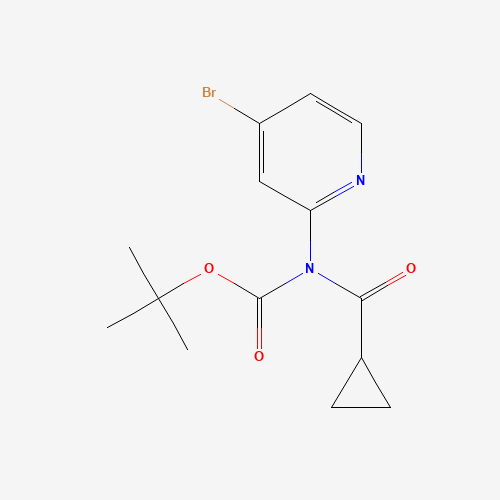 tert-butyl N-(4-bromopyridin-2-yl)-N-(cyclopropanecarbonyl)carbamate (CAS: 1529768-98-6) - Related Chemical Product