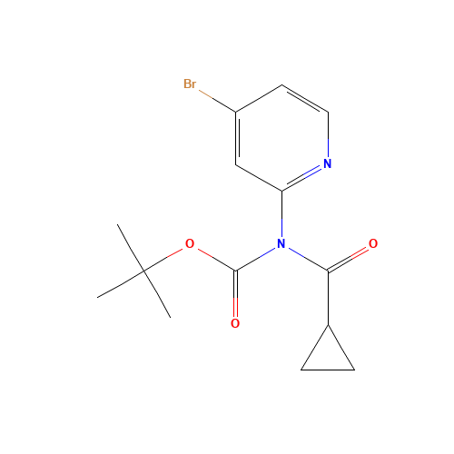tert-butyl N-(4-bromopyridin-2-yl)-N-(cyclopropanecarbonyl)carbamate (CAS: 1529768-98-6) - Related Chemical Product