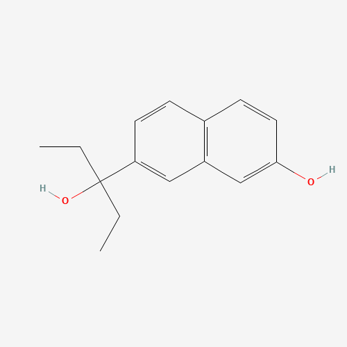 7-(3-hydroxypentan-3-yl)naphthalen-2-ol (CAS: 895521-20-7) - Related Chemical Product