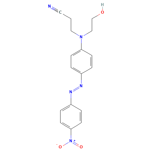 3-[N-(2-hydroxyethyl)-4-[(4-nitrophenyl)diazenyl]anilino]propanenitrile (CAS: 6657-32-5) - Related Chemical Product