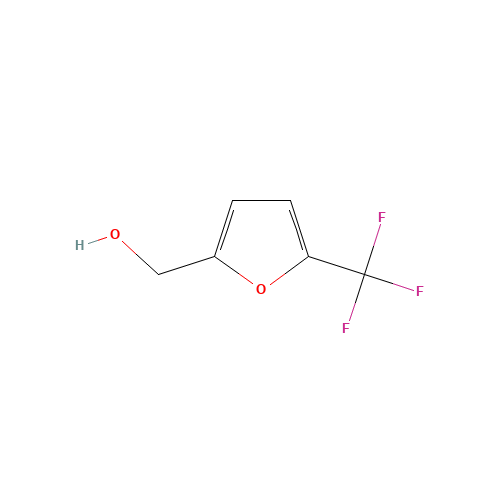 [5-(trifluoromethyl)furan-2-yl]methanol (CAS: 65865-28-3) - Chemical Structure and Molecular Formula 