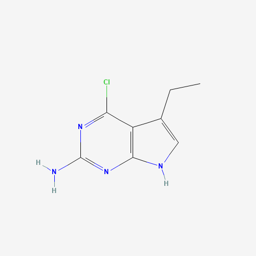 4-chloro-5-ethyl-7H-pyrrolo[2,3-d]pyrimidin-2-amine (CAS: 213623-59-7) - Related Chemical Product