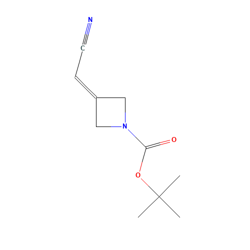 tert-butyl 3-(cyanomethylidene)azetidine-1-carboxylate (CAS: 1153949-11-1) - Related Chemical Product