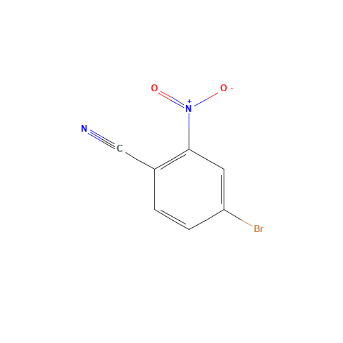 4-bromo-2-nitrobenzonitrile (CAS: 79603-03-5) - Chemical Structure and Molecular Formula 