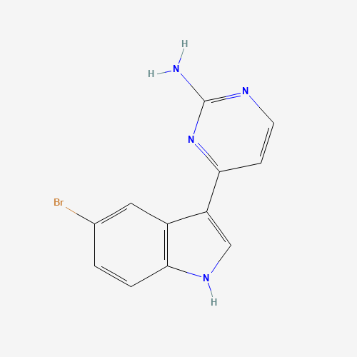 4-(5-bromo-1H-indol-3-yl)pyrimidin-2-amine (CAS: 213473-00-8) - Related Chemical Product