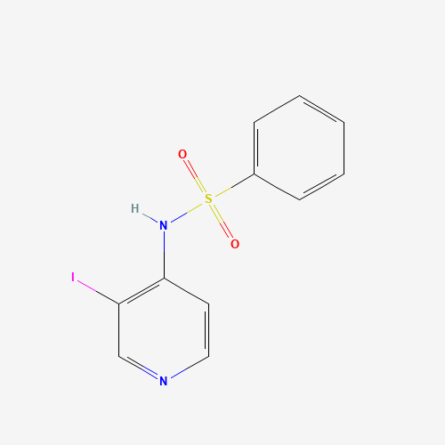 N-(3-iodopyridin-4-yl)benzenesulfonamide (CAS: 99972-24-4) - Chemical Structure and Molecular Formula 
