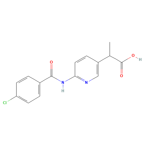 2-[6-[(4-chlorobenzoyl)amino]pyridin-3-yl]propanoic acid (CAS: 1419603-71-6) - Related Chemical Product