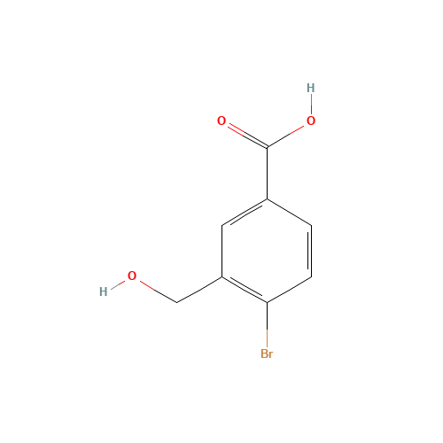 4-bromo-3-(hydroxymethyl)benzoic acid (CAS: 790230-04-5) - Related Chemical Product
