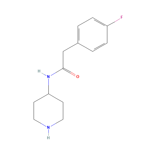 2-(4-fluorophenyl)-N-piperidin-4-ylacetamide (CAS: 198210-55-8) - Related Chemical Product