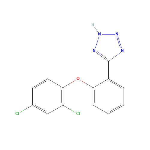 5-[2-(2,4-dichlorophenoxy)phenyl]-2H-tetrazole (CAS: 671186-08-6) - Related Chemical Product