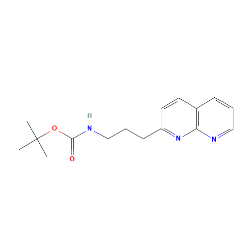 tert-butyl N-[3-(1,8-naphthyridin-2-yl)propyl]carbamate (CAS: 227751-85-1) - Related Chemical Product