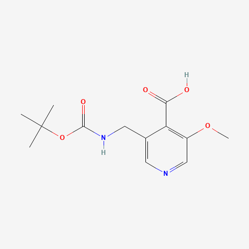 3-methoxy-5-[[(2-methylpropan-2-yl)oxycarbonylamino]methyl]pyridine-4-carboxylic acid (CAS: 1138444-21-9) - Related Chemical Product