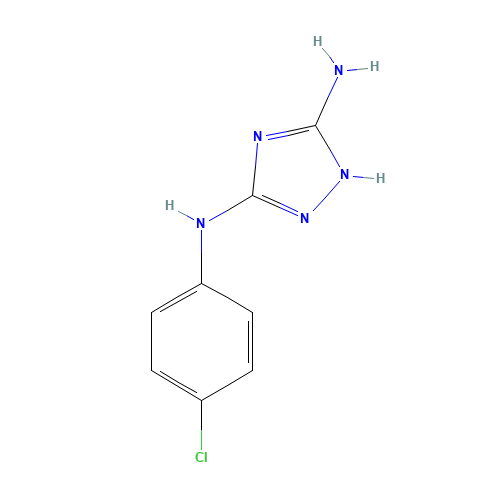 3-N-(4-chlorophenyl)-1H-1,2,4-triazole-3,5-diamine (CAS: 16691-46-6) - Related Chemical Product