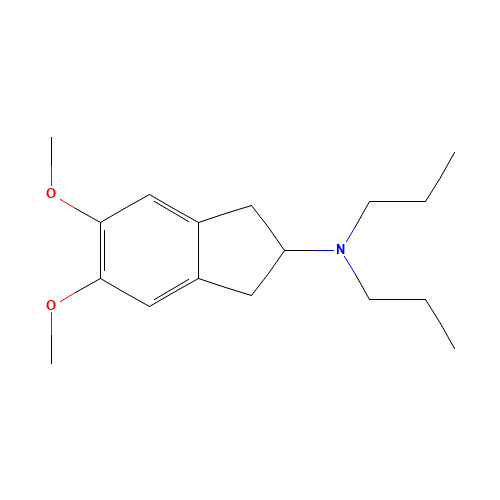 5,6-dimethoxy-N,N-dipropyl-2,3-dihydro-1H-inden-2-amine (CAS: 82668-33-5) - Related Chemical Product