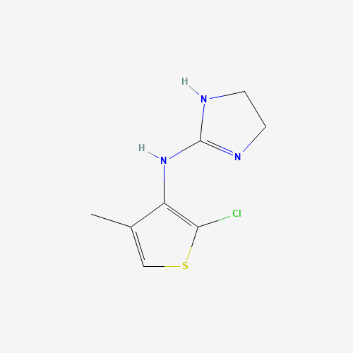 N-(2-chloro-4-methylthiophen-3-yl)-4,5-dihydro-1H-imidazol-2-amine (CAS: 31428-61-2) - Related Chemical Product