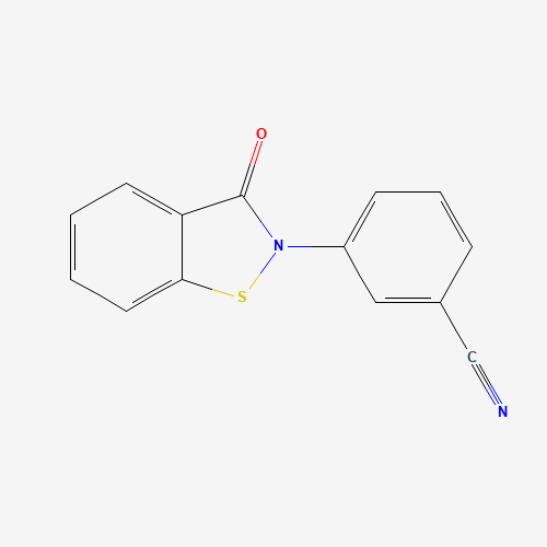 3-(3-oxo-1,2-benzothiazol-2-yl)benzonitrile (CAS: 78471-89-3) - Related Chemical Product