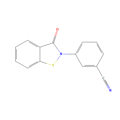 3-(3-oxo-1,2-benzothiazol-2-yl)benzonitrile (CAS: 78471-89-3) - Related Chemical Product