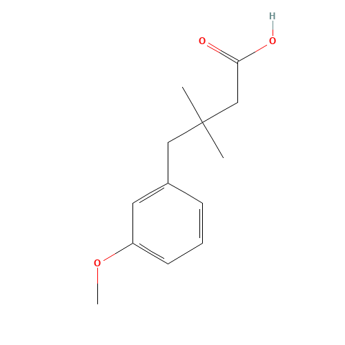 4-(3-methoxyphenyl)-3,3-dimethylbutanoic acid (CAS: 25380-95-4) - Related Chemical Product